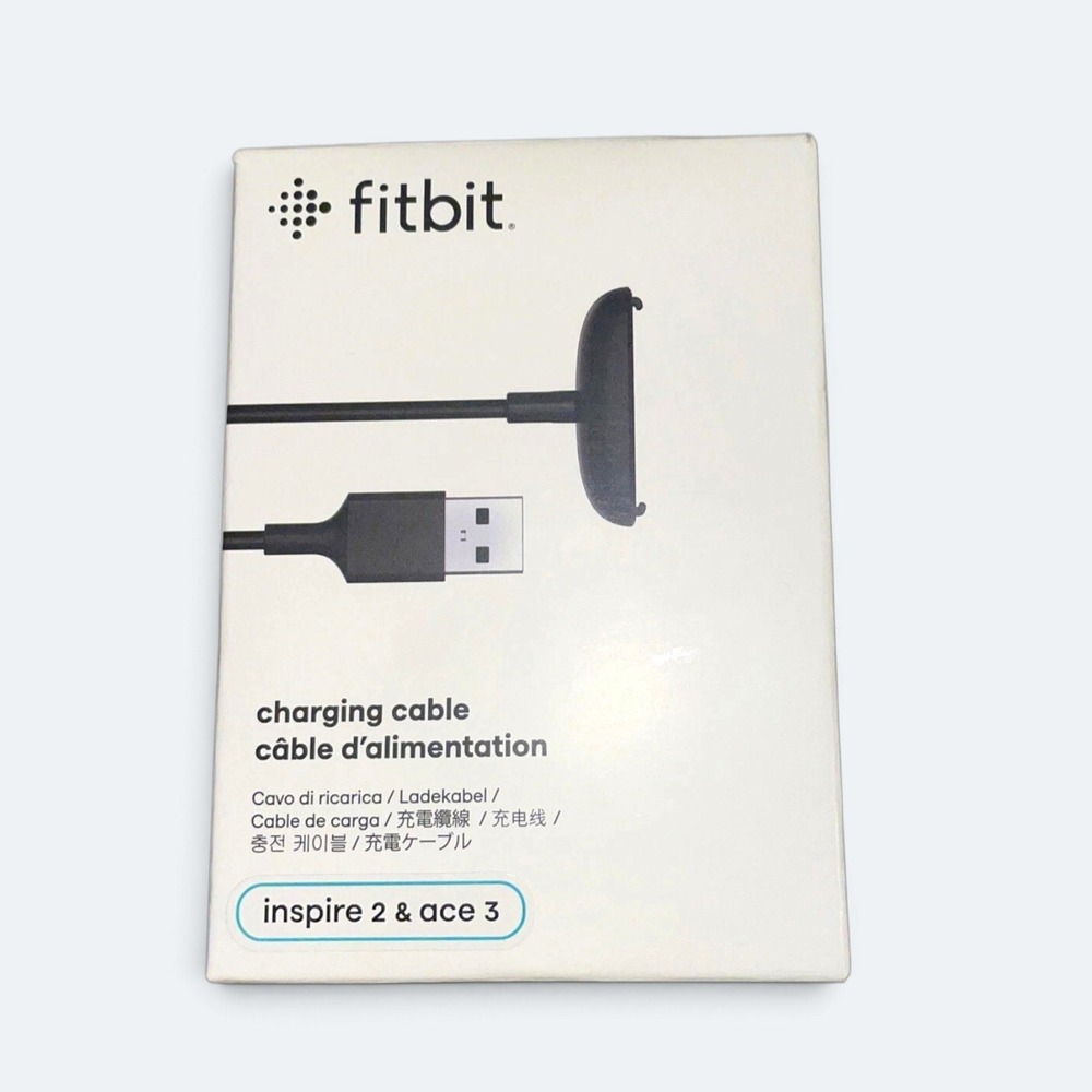 Fitbit Charging Cable for Inspire 2 and Ace 3 Fitness Trackers USB Black New